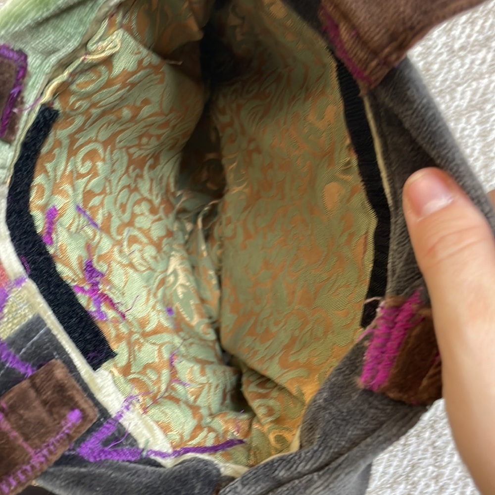 PATCHWORK HANDMADE VINTAGE BAG - Picture 2 of 4